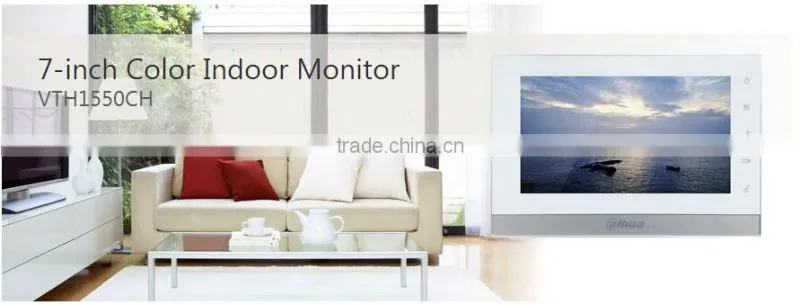 Dahua Video Door Phone Intercom System with Outdoor Camera Station, Smart Doorbell 7" TFT LCD Indoor