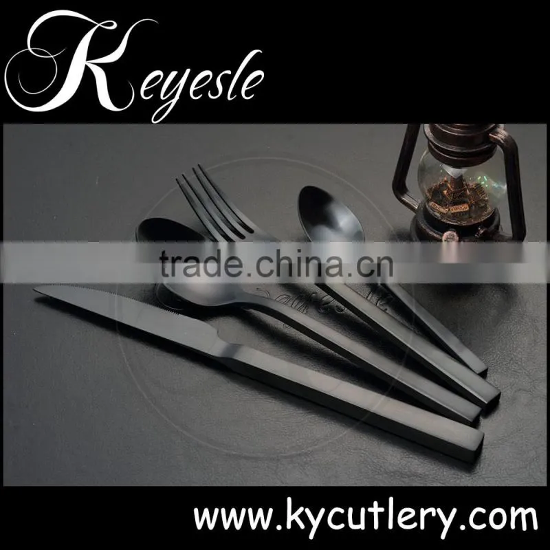gold cutlery,flatware set,copper cutlery