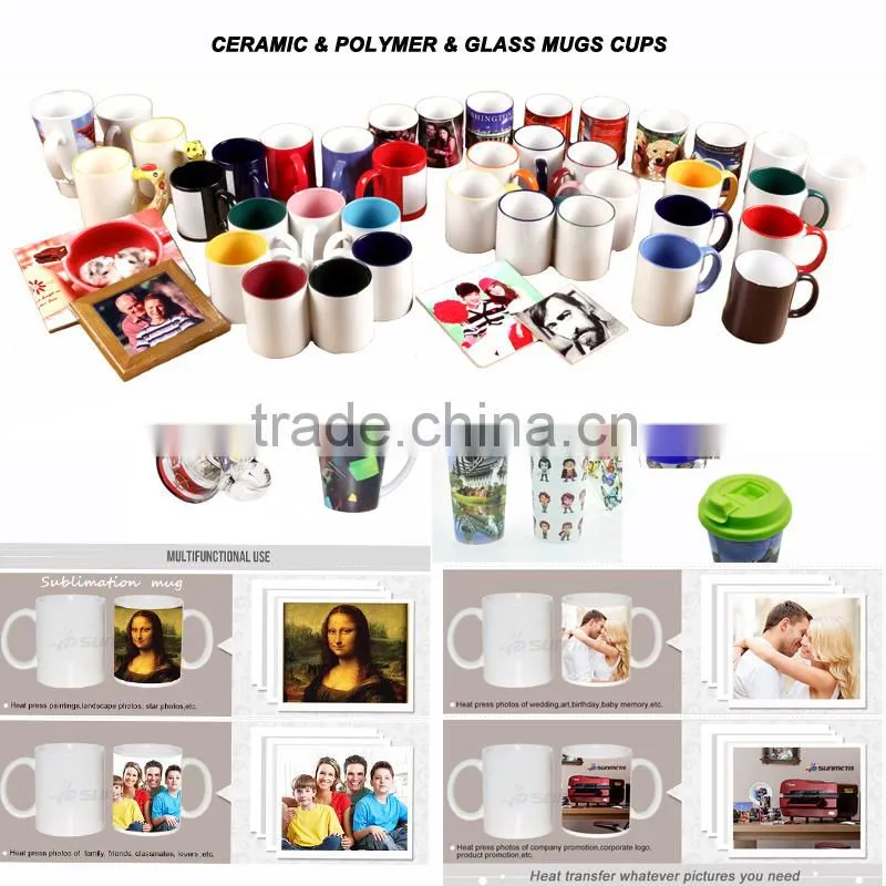 Sunmeta High Quality 12oz Sublimation Coated conic magic Mug, color changing mug