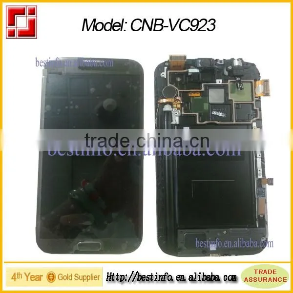 glass digitizer and lcd display for note 2 n7100(CNB-VC923)