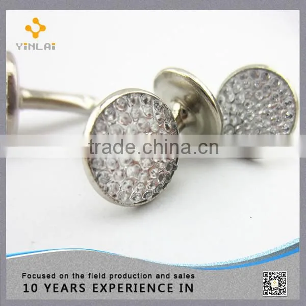 12mm Clear Crystal Rhinestone Rivet For Leather