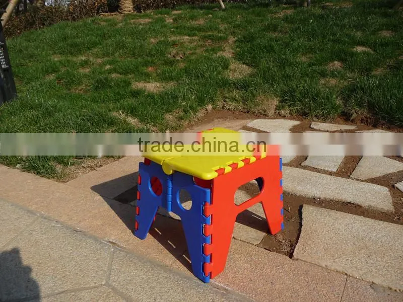PP Plastic colorful Portable Folding Step Stool