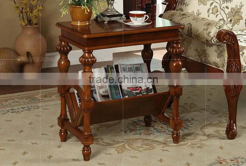Classic style newspaper magazine display rack for living roon furniture AK-202