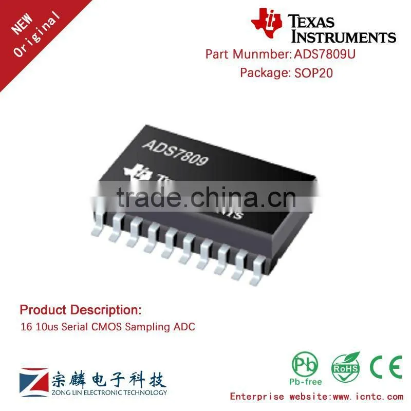 Genuine Original ADS7809U SOP20 ADS7809 ADC