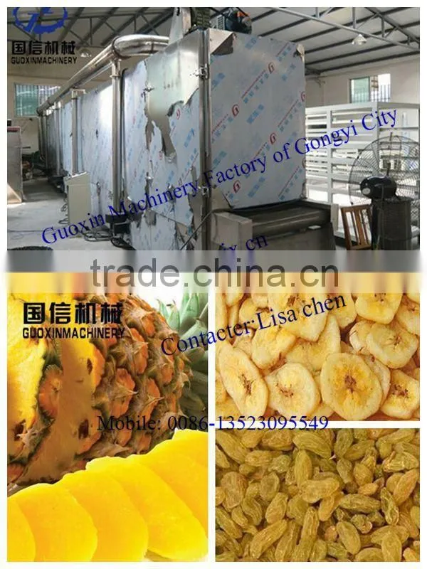 Professional Produce Fruit Drying Equipment / Fruit Mesh Belt Dryer Machine