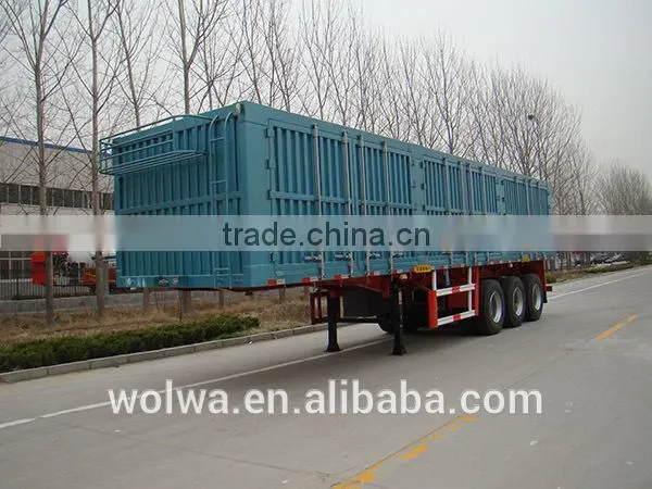 customer highly praised factory box semi trailer for sale