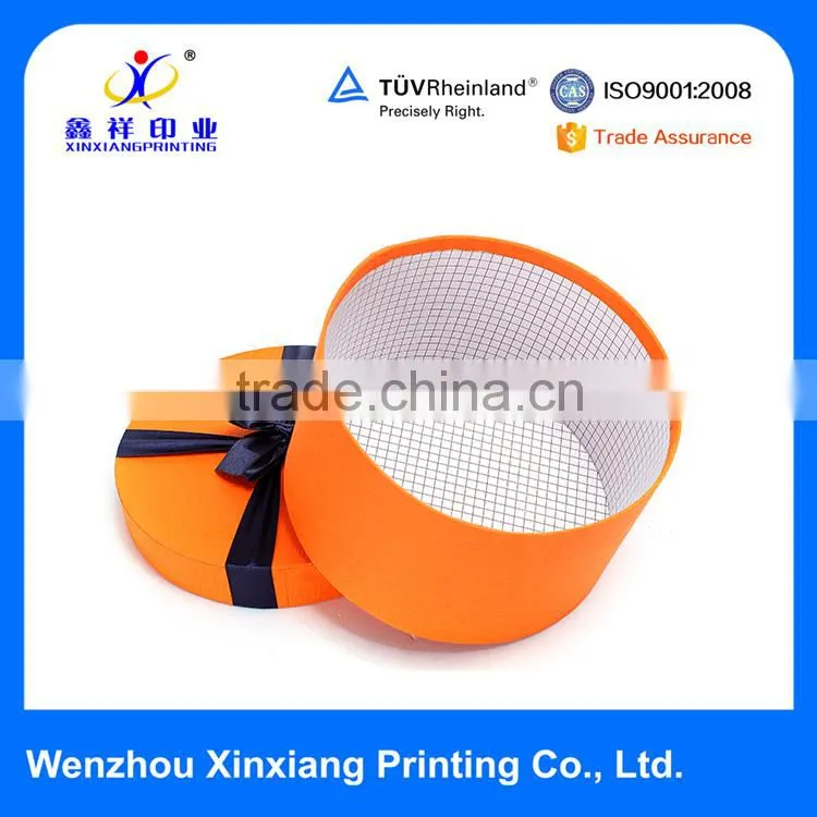 Simple Design Small Round Gift Box Business Paper Boxes Whoesale