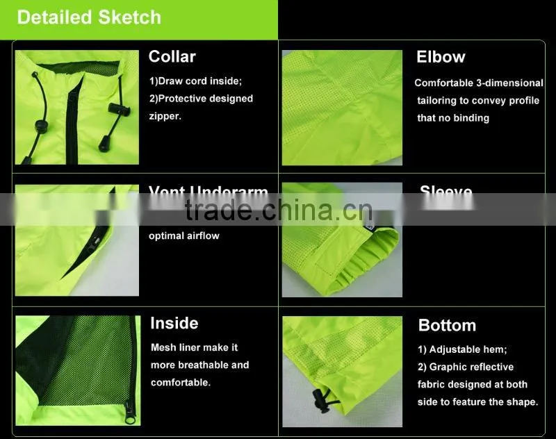 Safety Visibility Comfort Mens sportswear