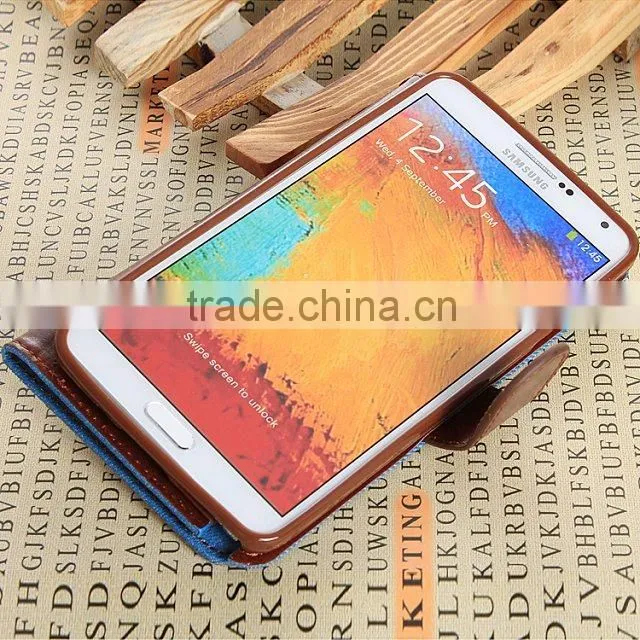 New design of Denim mobile phone case with card slot
