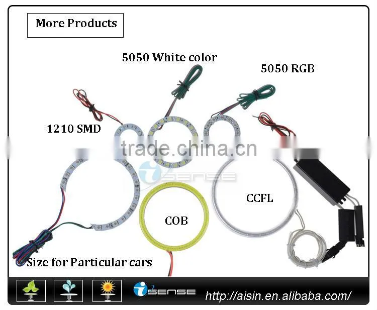 2015 hot sale 90mm Halo Rings Led Angel Eye