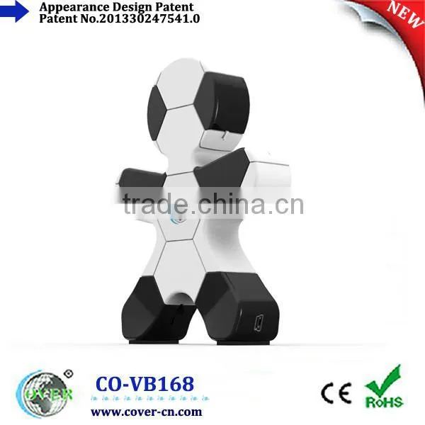 2014 the hot sale Mini Football-shaped Portable Speaker For World Cup design promotion gifts