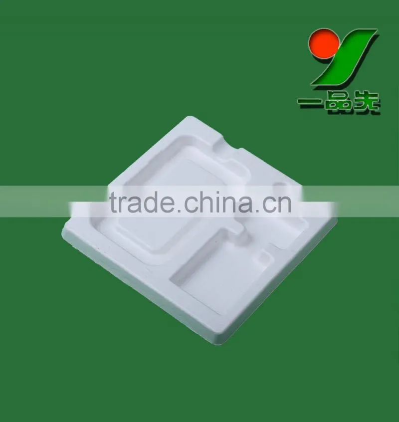 China First Manufacturer and Exporter of Wet Pressing Corrugated Moulded Sugarcane Pulp Router Tray Packaging
