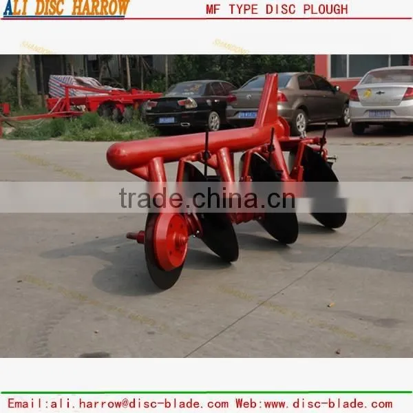 new type 3 disc tubular plough with round frame 2016 HOT SALE
