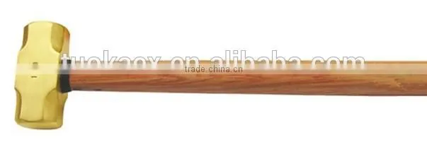 Brass hammer sledge wooden handle bronze hammers