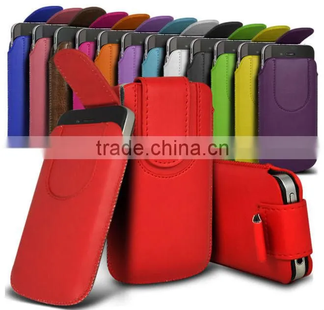 manet pull tab leather pouch