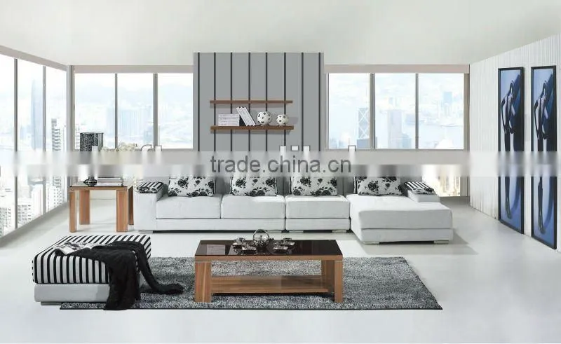 Modern fabric sofa set