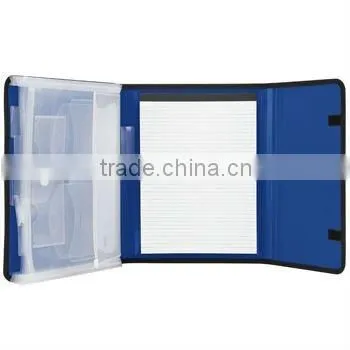A4 PP expandable file case with notepad for promotion-HYFD001