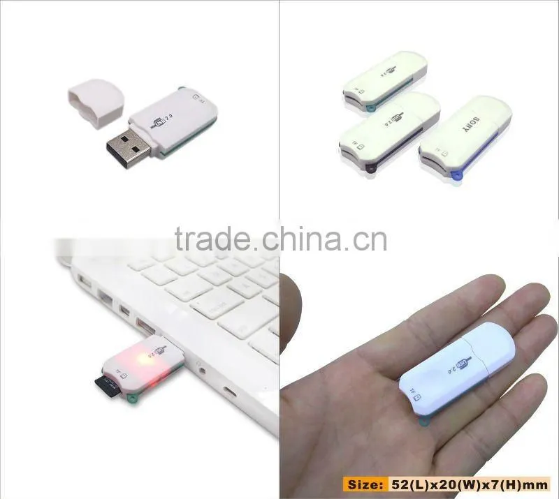 Micro SD card reader with new design 2012
