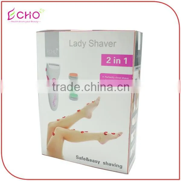 Battery Operated Lady Shaver and Pedicure Callous Remover for Foot Care