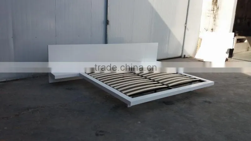 high gloss white bedroom set new design
