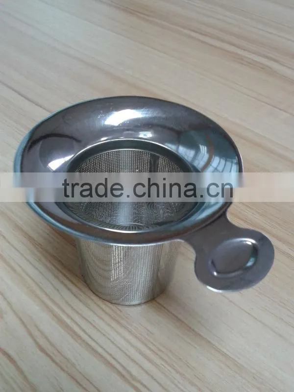 2015 High quality stainless steel etched mesh tea strainer, snare strainers, tea strainer
