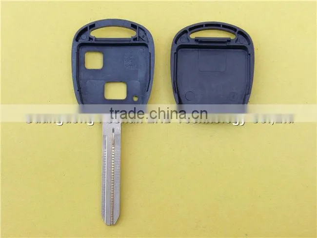 Big Discount Toyota 2 button remote key blank case with metal logo