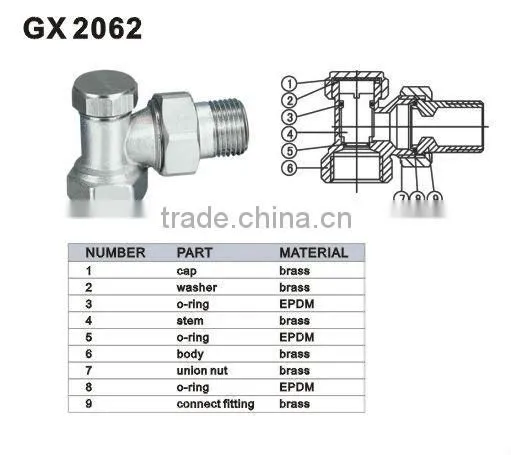 Brass Radiator Valve