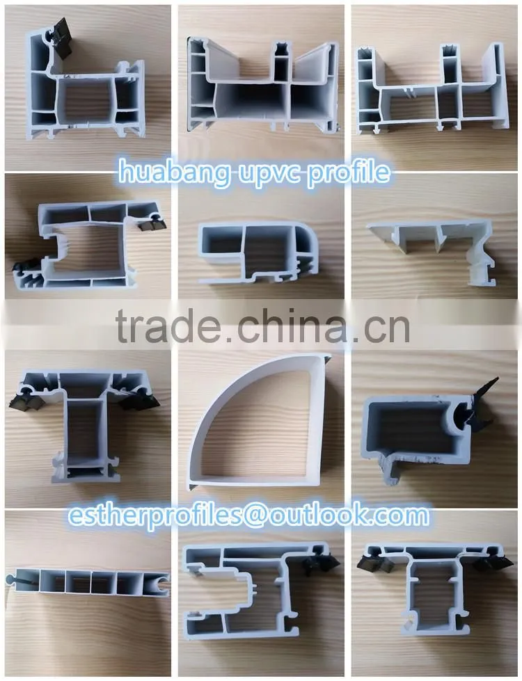 80 series sliding window/pvc window frame/cheap pvc window profile