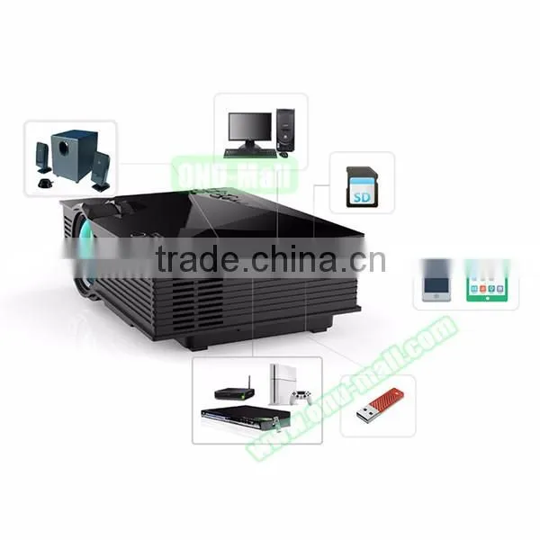 2016 Wholesale Portable Mini Projector LED, Wireless Home Theater Projector
