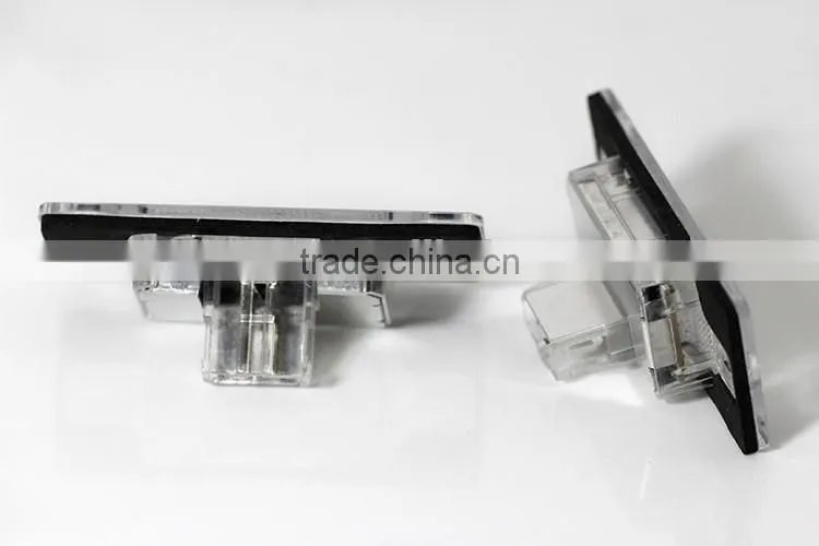 One year guaranteed 12V ABS material led license light led license plate lamp canbus for P orsche