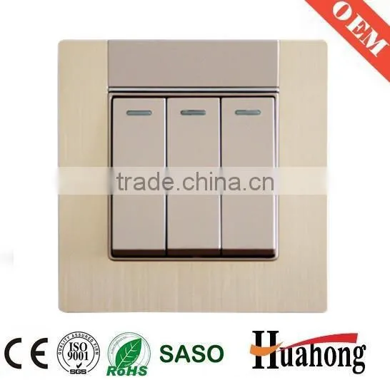 High quality Aluminium 13A wall socket