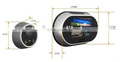 Digital Peephole Viewer with 3.5'' Color TFT Display