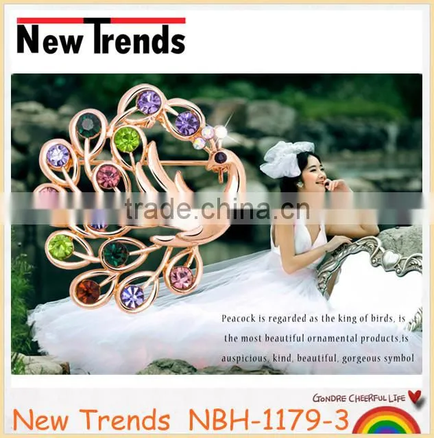 Newest fashion rhinestone Eiffel tower brooch jewelry