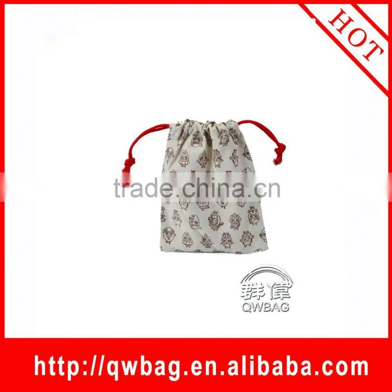 Cheap promotional small canvas sublimation tote bag