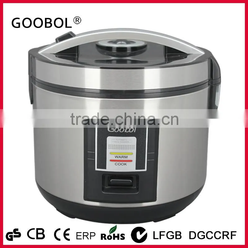 Deluxe Rice Cooker With Stainless Steel Shell