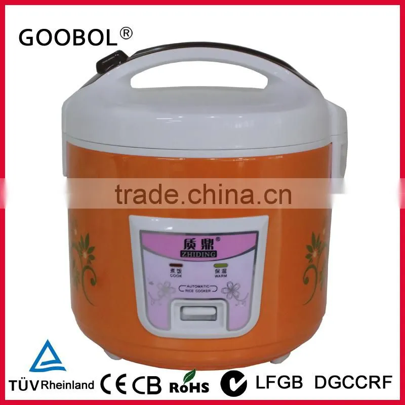 Orange Electric Rice Cooker With Fullbody