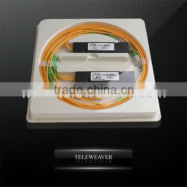 1x2 single mode fiber optic splitter coupler