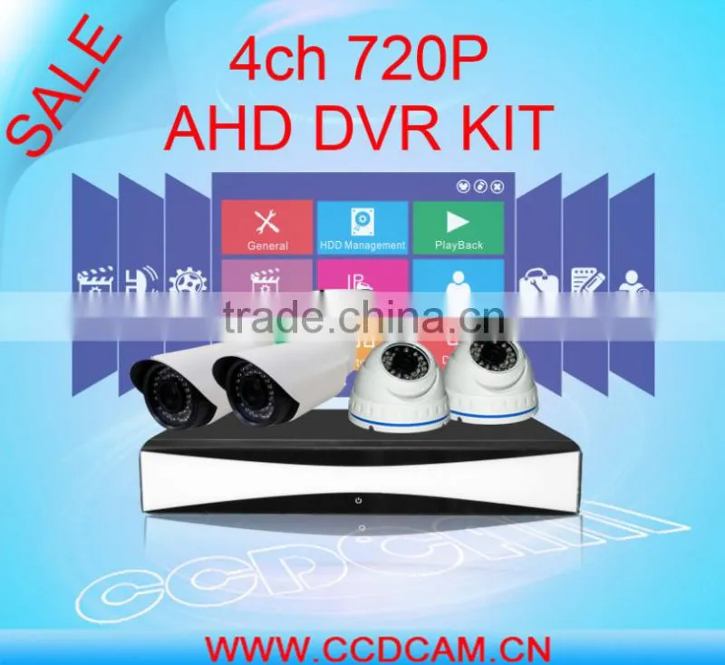 Cheap cctv ip camera kit with nvr kit 4 camera