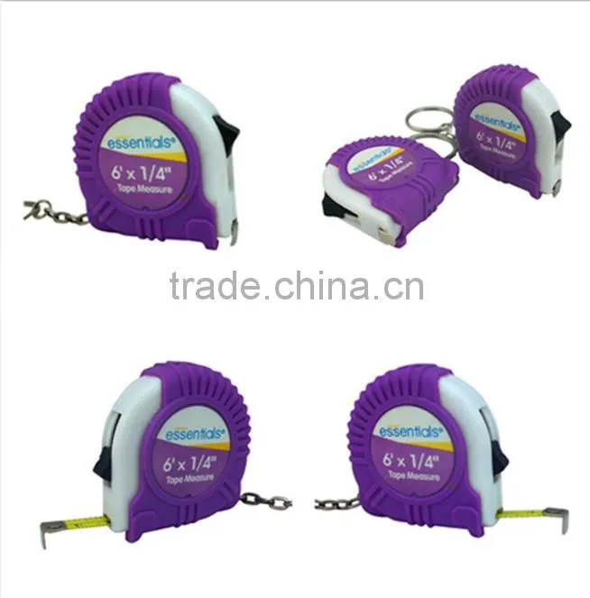6' x 1/4'' rubber cover small gift tailor tape measure