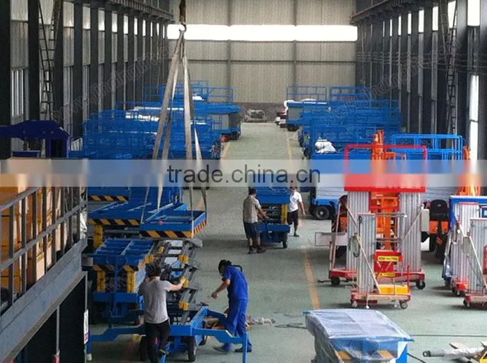 10m lifting height truck mounted hydraulic scissor elevating platform