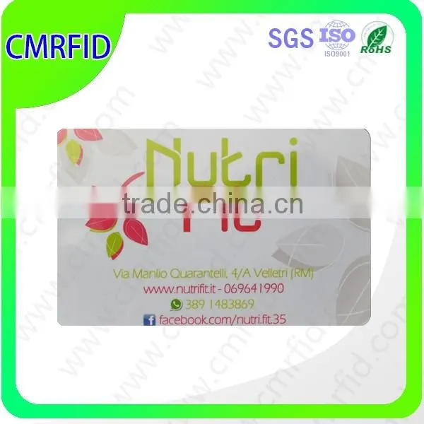 CR80 RFID NFC 13.56mhz pvc card