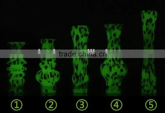 fluorescent acrylic drip tips hot selling
