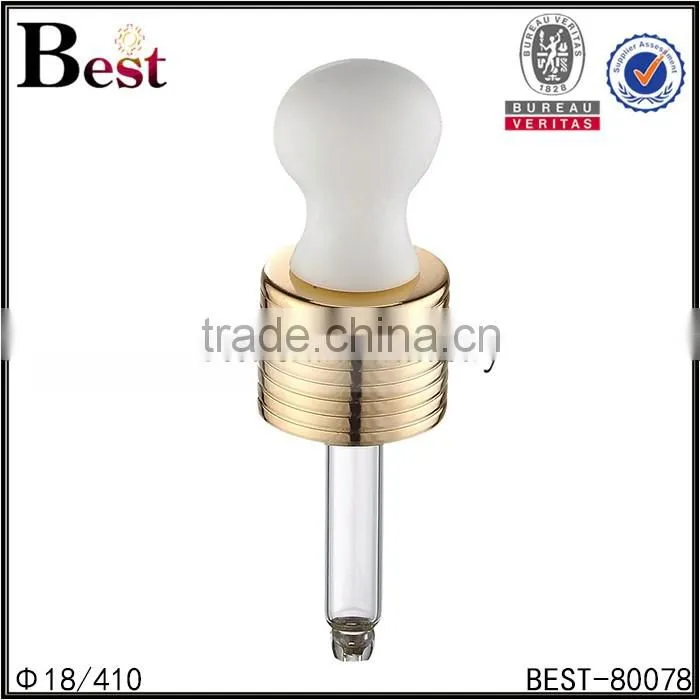 18 410 red gold silver aluminum collar essentail oil bottle dropper only