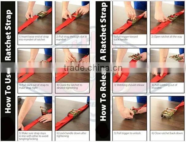 Package tie down ratchets/Rope Ratchet Tie Down straps