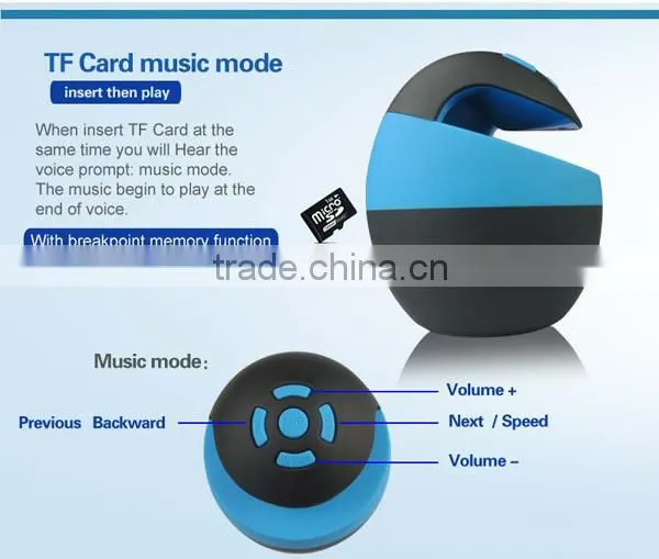 VMS-30 ISO9001 factory new gadgets 2014 car bluetooth speaker sound system