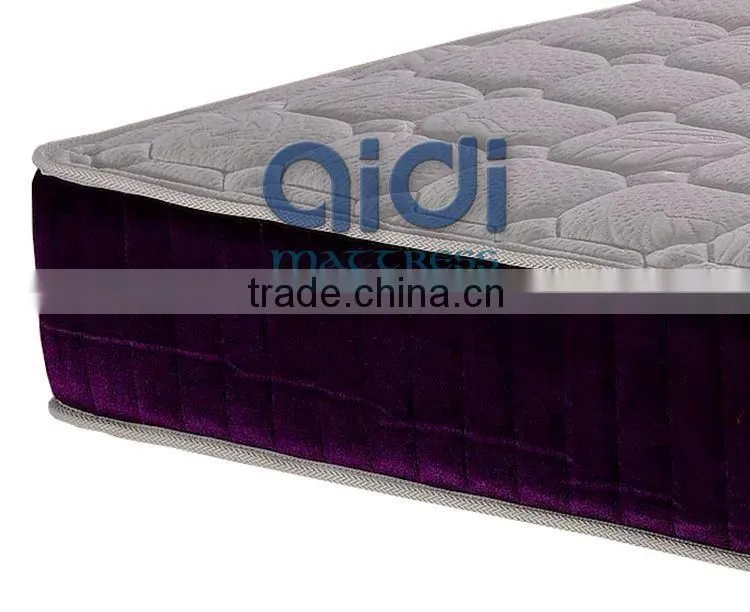 Royal Queen Size 100% Natural Latex Foam Pocket Spring Wedding Mattress AC-1408