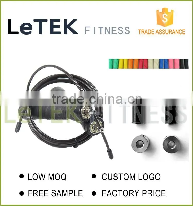 Double Under Adjustable Cable Wire Speed Rubber Jump Rope