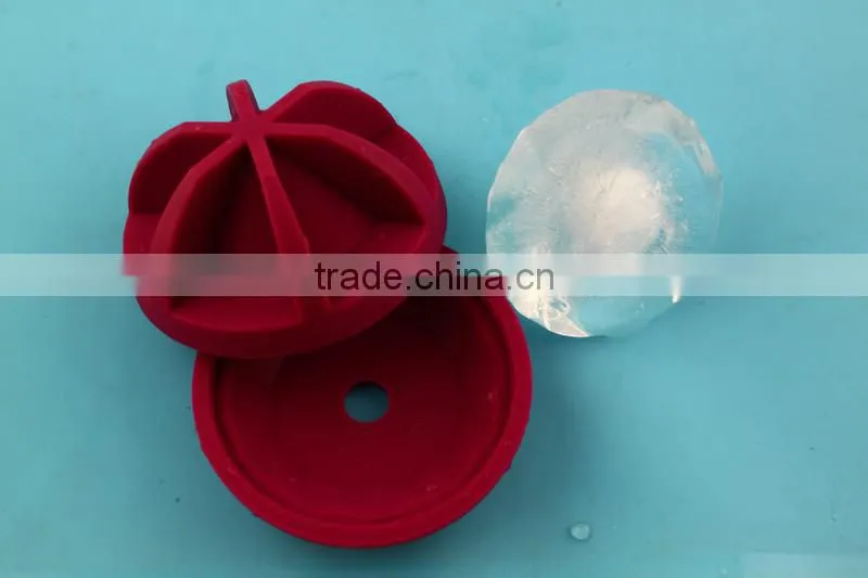 large silicone ice ball mould, sphere silicone ice ball, custom silicone ice ball tray