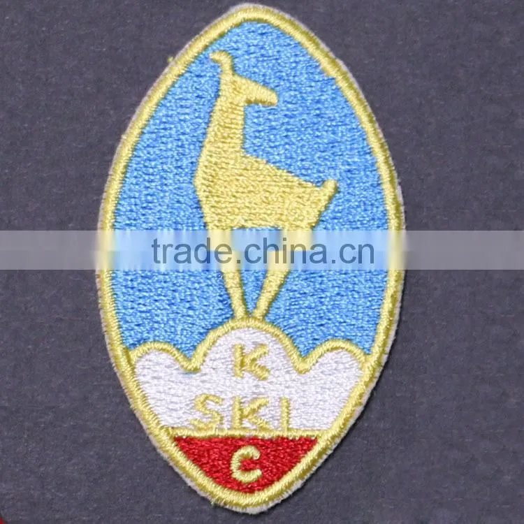 Iron-on embroidered patch,customized self-adhesive embroidery patch