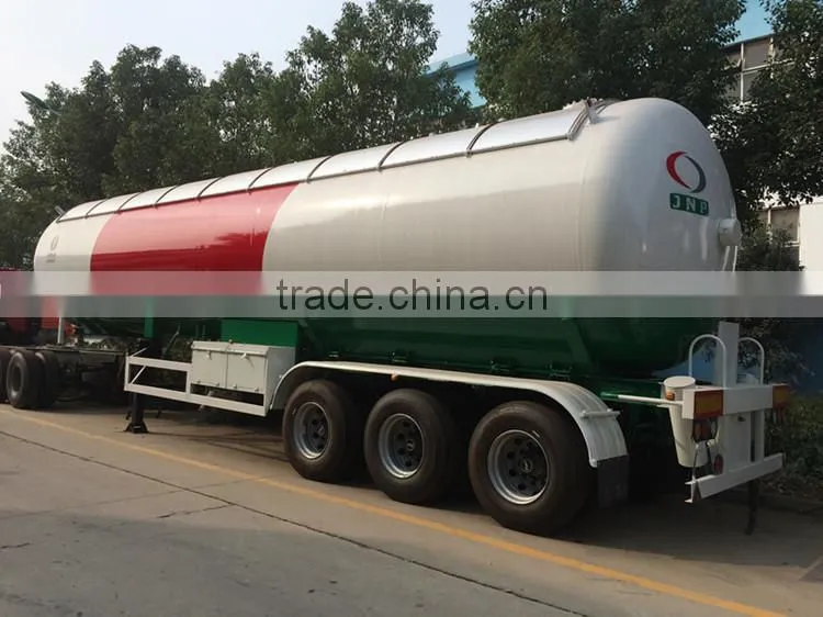 Quality 100% guaranteed high performance 58.5m3 25ton tri-axle lpg tank trailer